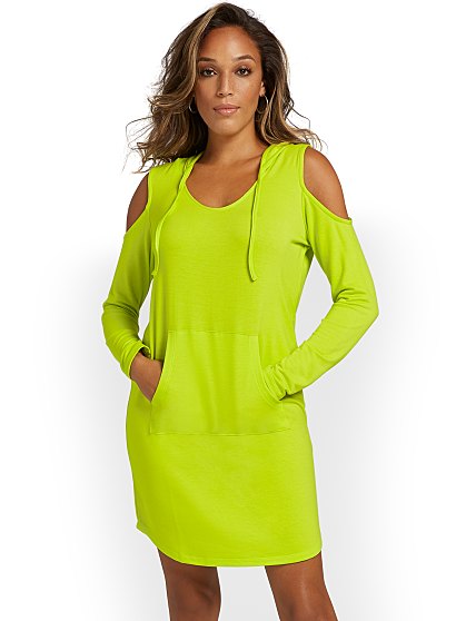 69.95 CLD SHLDR SS DRESS
