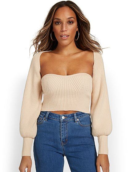 79.95 2 PC RIB TANK SHRUG