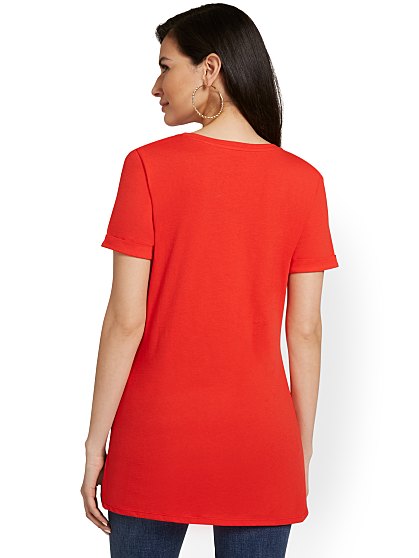 24.95 PERFECT VNECK TUNIC
