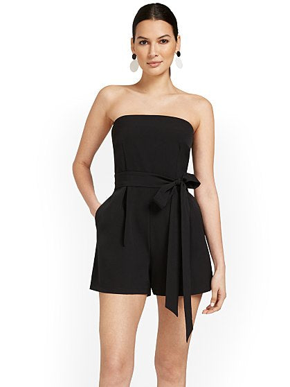 69.95 STRAPLESS ROMPER