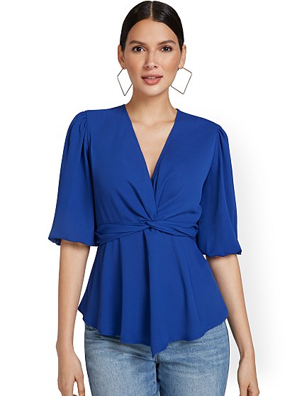 44.95 BALLOON SLV BLOUSE