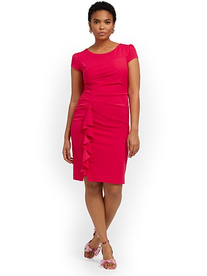 69.95 SIDE RUFFLE SHEATH