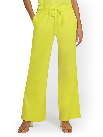 44.95 KI LINEN WIDE LEG T