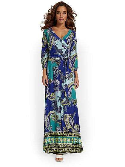89.95 WRAP MAXI-PAISLEY