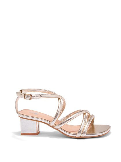 LOW BLOCK HEEL SIMPLE SAN