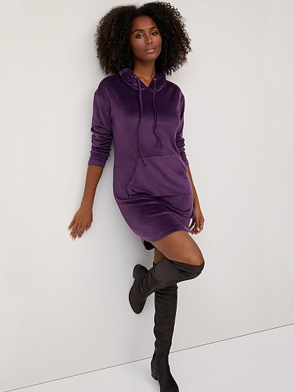49.95 HD VELOUR SS DRESS