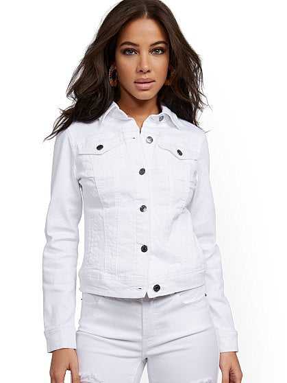 79.95 WHITE DENIM JACKET