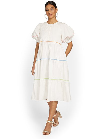 109.95 PUFF SLEEVE COLOR