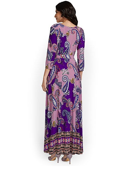 89.95 WRAP MAXI-PAISLEY