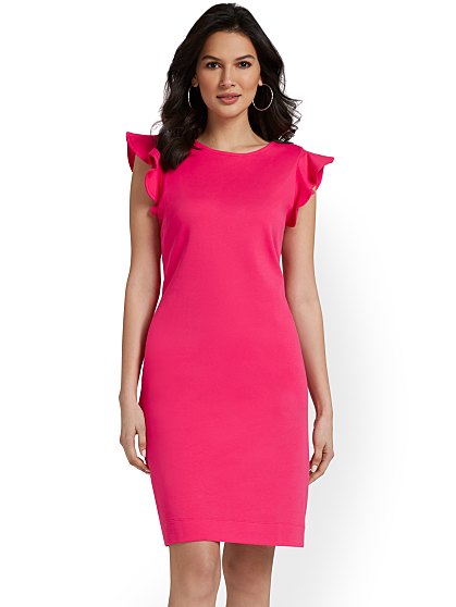 39.95 RUFFLE SLV SHIFT