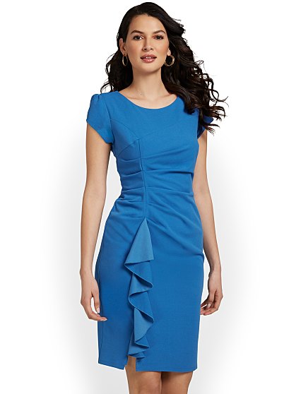 69.95 SIDE RUFFLE SHEATH