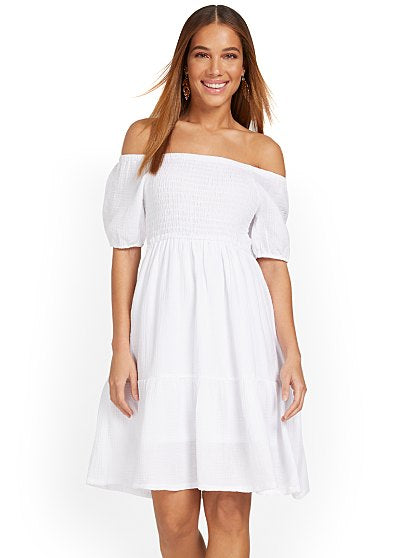 59.95 SMOCKED GAUZE OTS