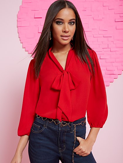 49.95 BOW BLOUSE