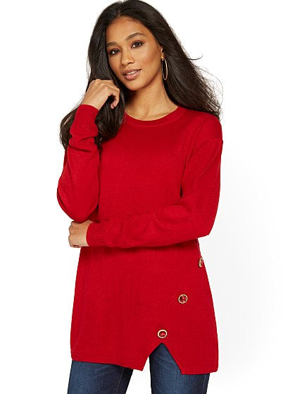 59.95 JEWEL ASYM TUNIC