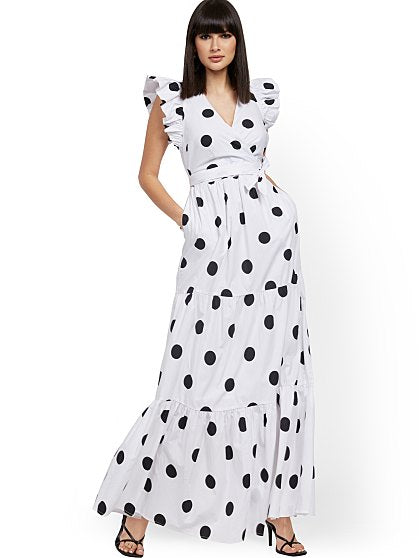 89.95 RUFFLE SLV POP MAXI