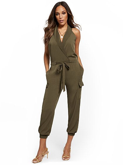99.95 SHAWL COLLAR JUMPSU