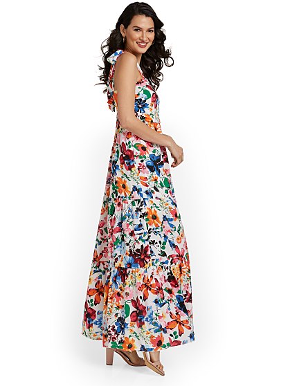 99.95 TIERED FLORAL MAXI