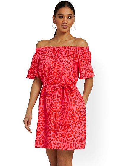 59.95 OTS LINEN-LEOPARD