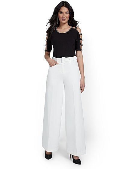 99.95 T BELTED WIDE LEG
