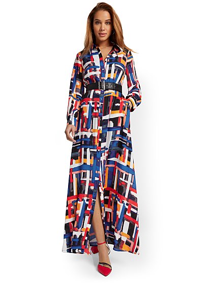 129.95 SHIRTDRESS MAXI