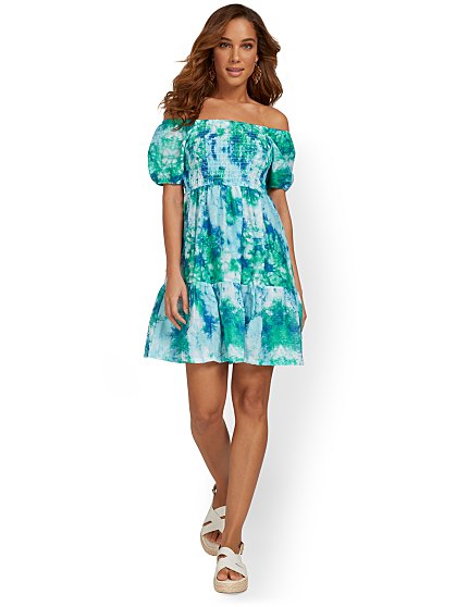 64.95 SMOCKED GAUZE OTS