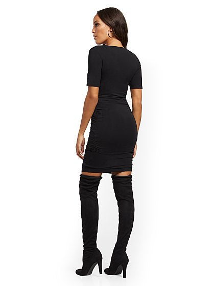 49.95 V-NK S/S DRESS