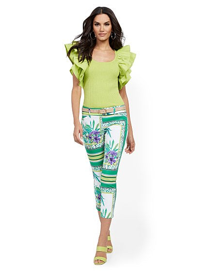 59.95 AUDREY CROP CHEETA