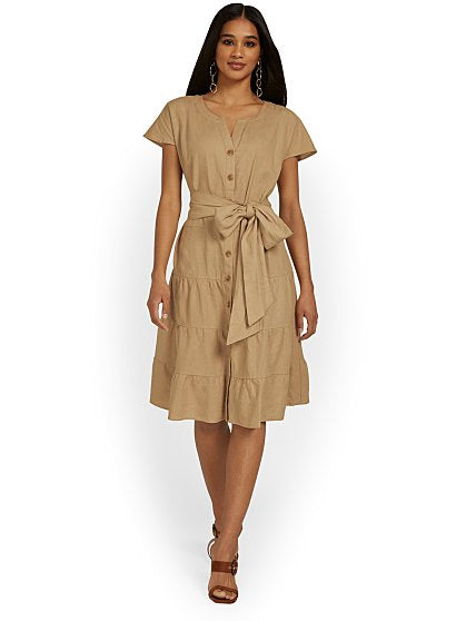 79.95 SPLIT NECK TIERED