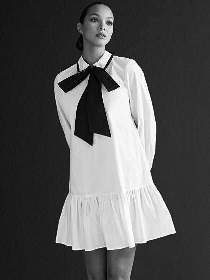 79.95 BOW NECK POPLIN