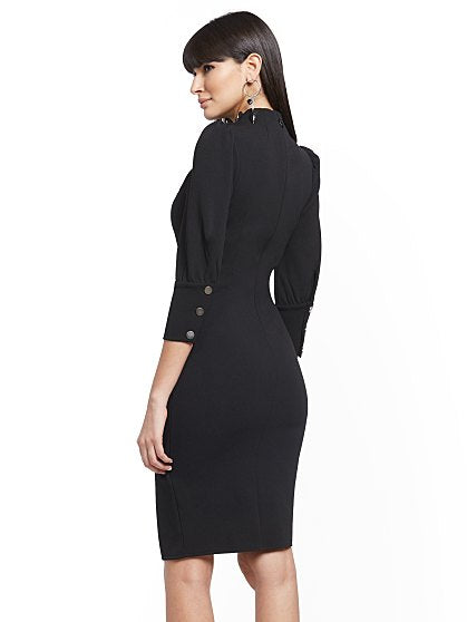79.95 BUTTN RUCHED SHEATH