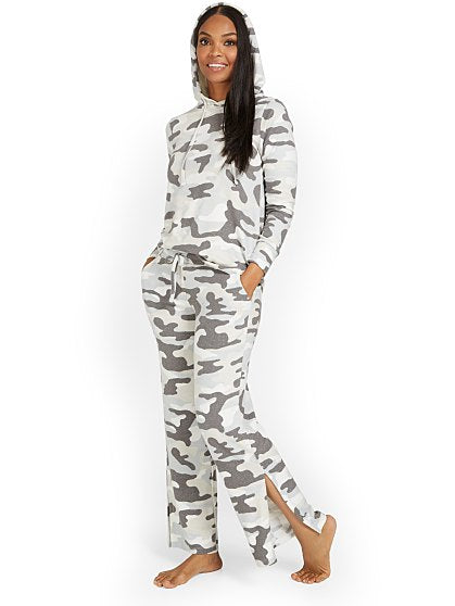 46.95 SNIT WIDE LEG CAMO