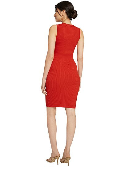 89.95 V NECK SWT DRESS