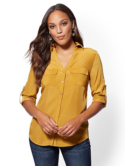 39.95 KATE SHIRT SOLID