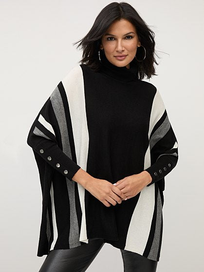 59.95 TTLENECK PONCHO