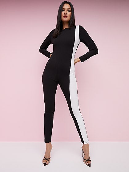 79.95 WHITE STRP CATSUIT