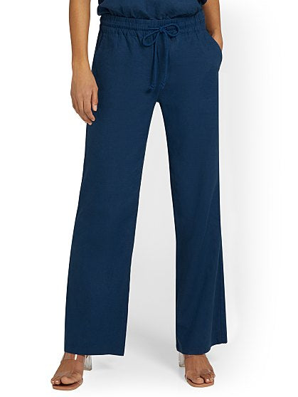 44.95 KI LINEN WIDE LEG T