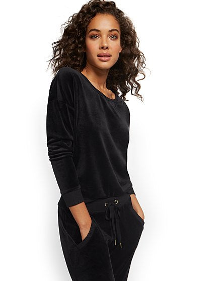 44.95 VELOUR PULLOVER