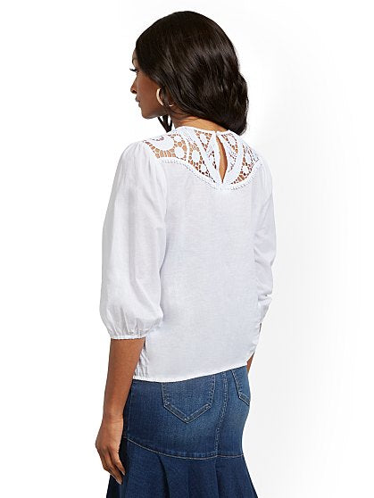 49.95 CROCHET INSET KIND