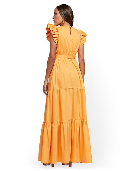 89.95 RUFFLE SLV POP MAXI
