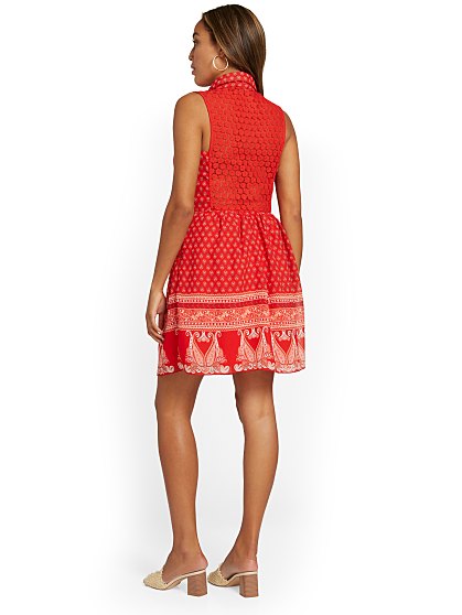 69.95 PAISLEY SHIRTDRESS