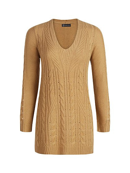 49.95 CABLE FRONT TUNIC