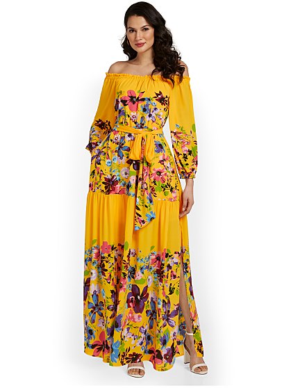 129.95 OTS FLORAL MAXI T
