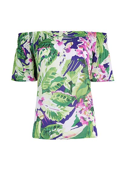44.95 SS OFF SHLDR FLORAL