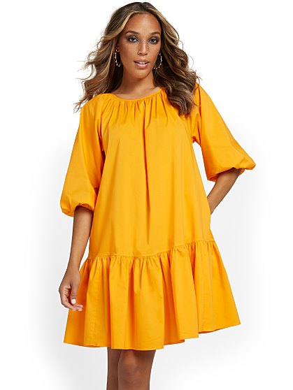 69.95 DROP WAIST POPLIN