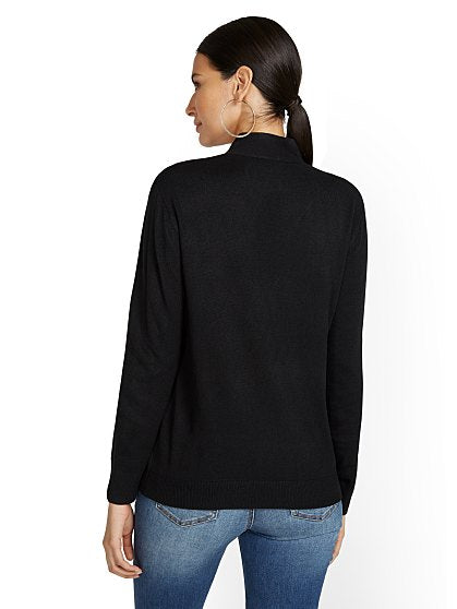 49.95 TIE FRONT PULLOVER