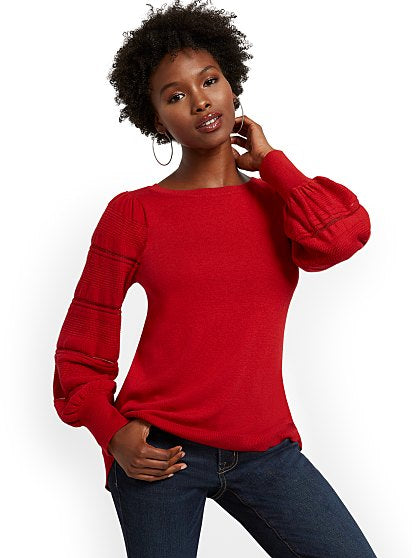 49.95 TWIST BACK PULLOVER