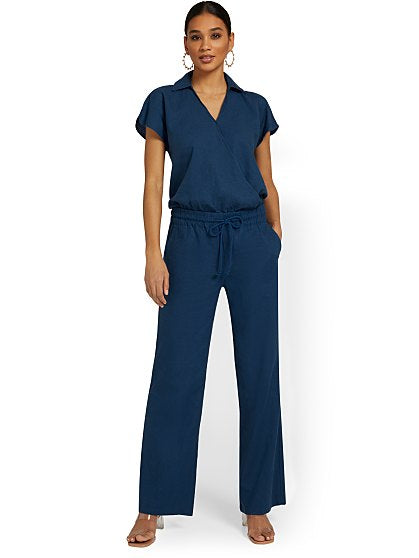 44.95 KI LINEN WIDE LEG T