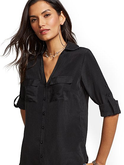 39.95 KATE SHIRT SOLID