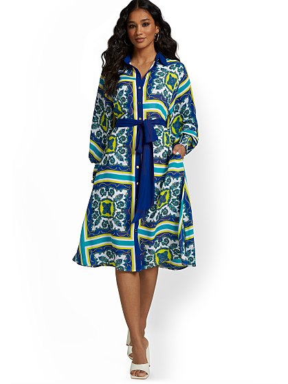 89.95 STRIPED SHIRTDRESS