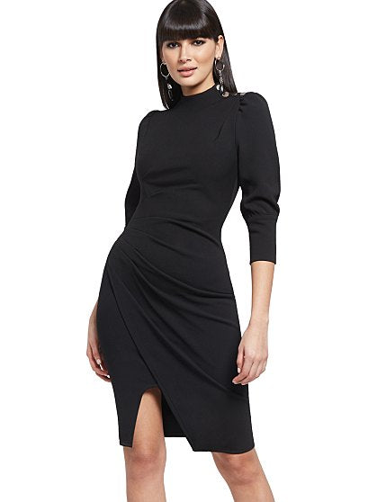 79.95 BUTTN RUCHED SHEATH
